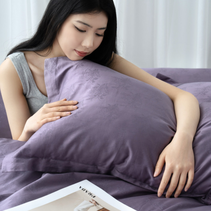 小令造「水秀单品」高奢入门级系列：长绒棉暗纹提花超柔A类床品