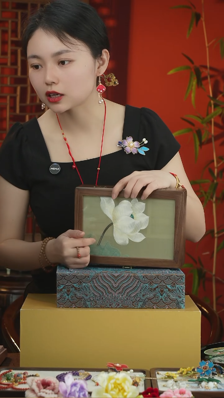 刺绣闪购非遗苏绣首饰盒