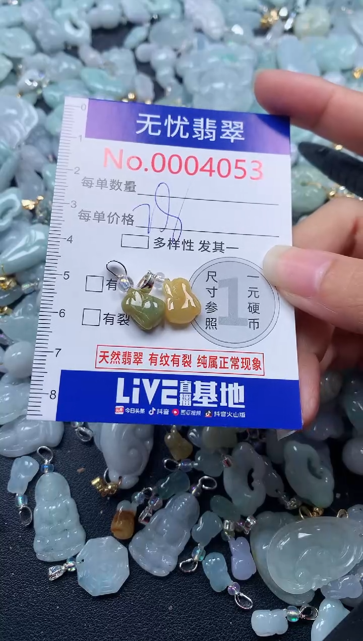颈饰未镶嵌翡翠4053