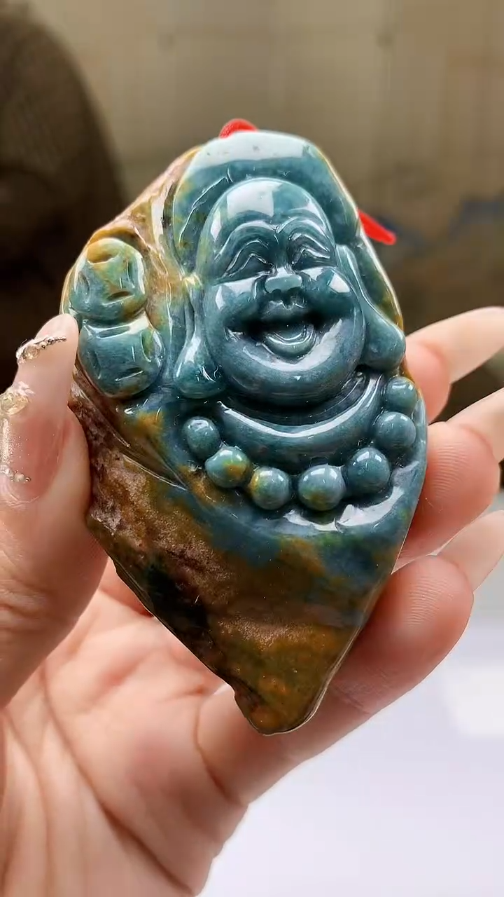 【闪购商品】定制翡翠未镶嵌4812ty-毛货挂件18