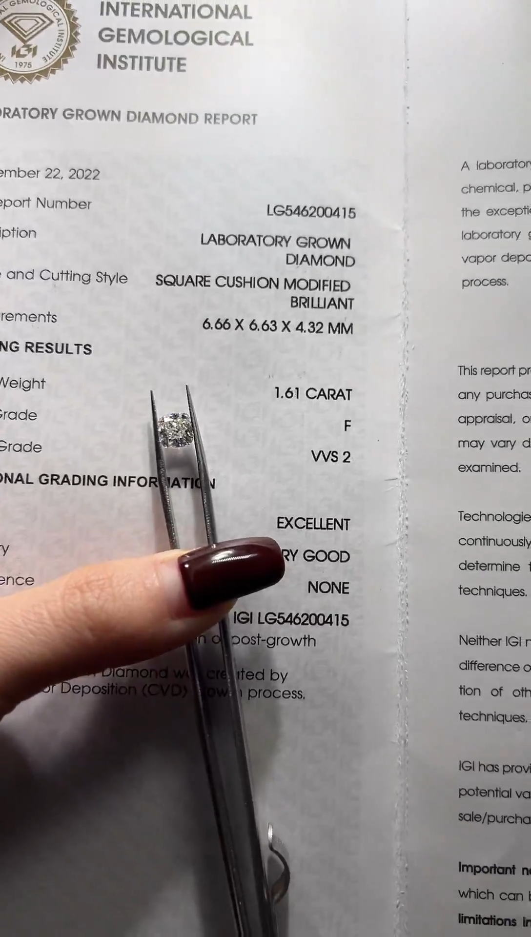 【闪购商品】实验室培育钻石裸石未镶嵌收到货满意寄回定制