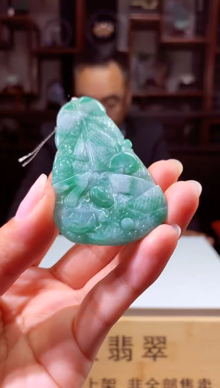 【闪购商品】定制翡翠未镶嵌L-@@YDWXJ21400039