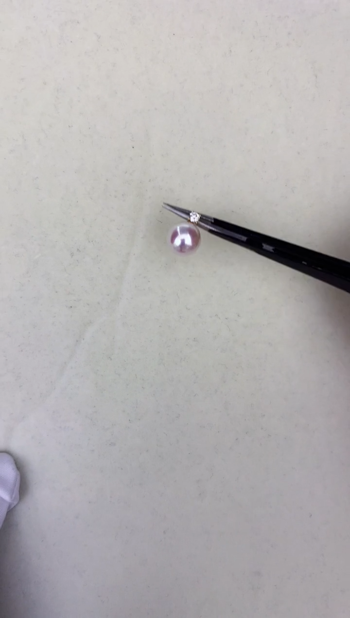 18K金镶嵌DA海水珍珠 GD018 吊坠 8.5-9