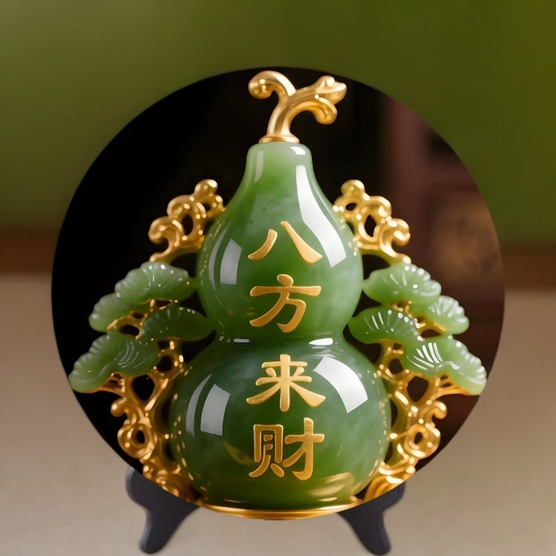 八方来财财好云寓意相框招财摆件家用旺宅转运桌面摆台居家玄关
