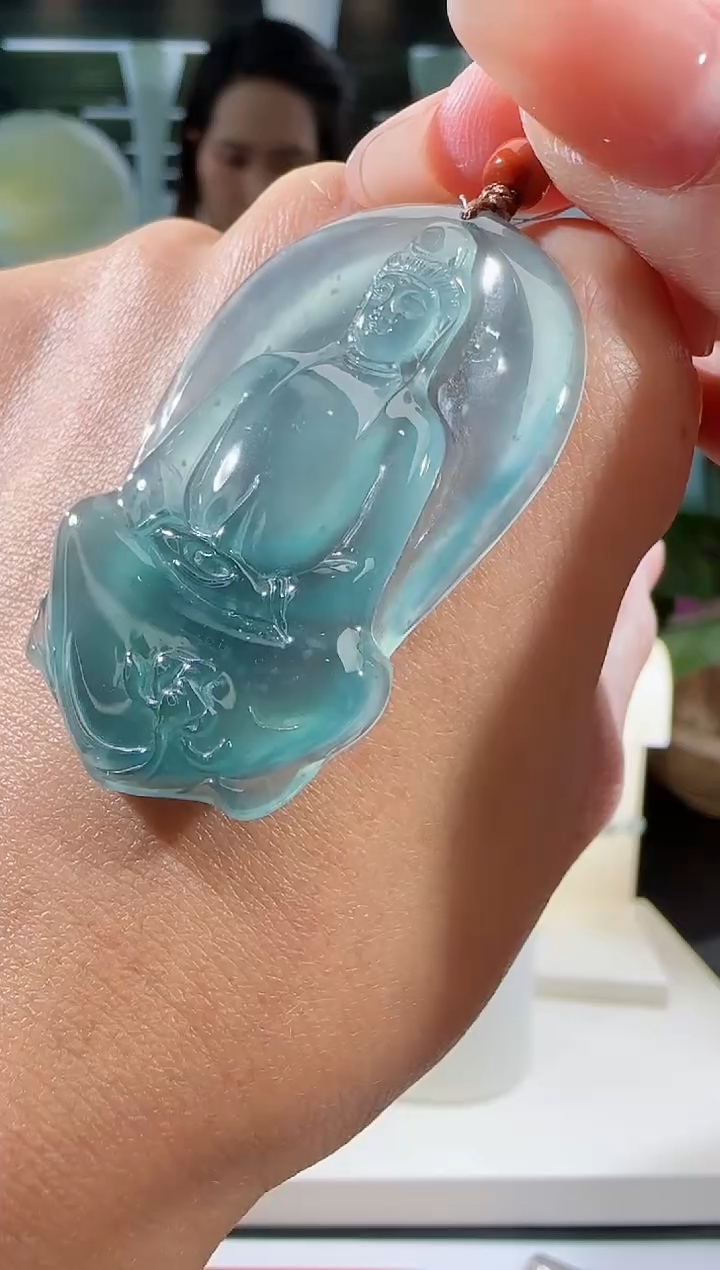 【闪购商品】翡翠吊坠(不含链)未镶嵌观音