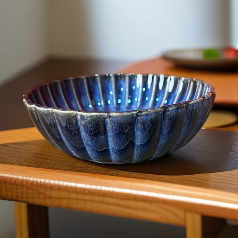 712 微瑕品7英寸窑变菜盘