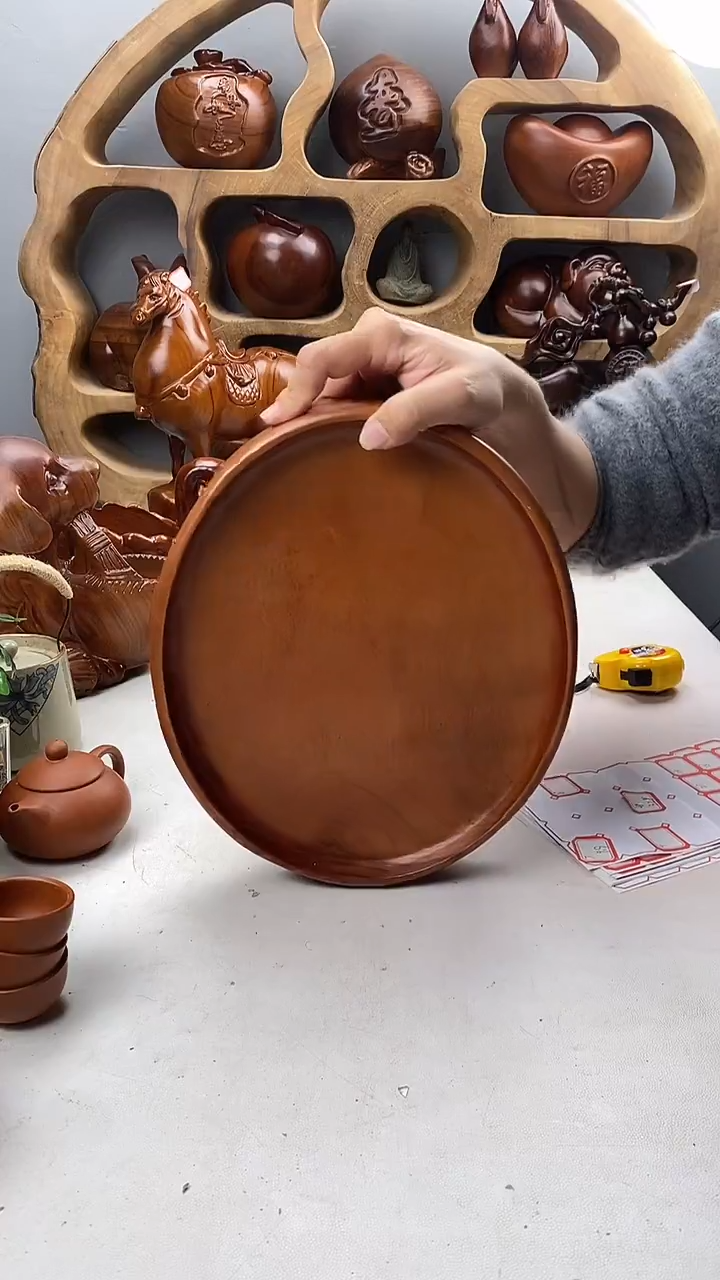 香樟木A21精品椭圆干泡/尺寸28*24*4.5