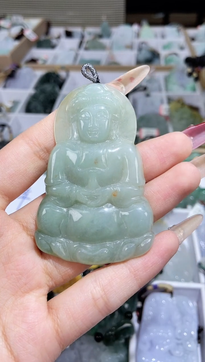 【闪购商品】翡翠颈饰未镶嵌天然缅甸翡翠A货未镶嵌