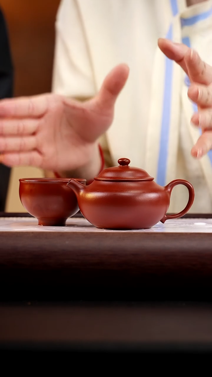 茶壶紫砂赵庄朱泥古莲子