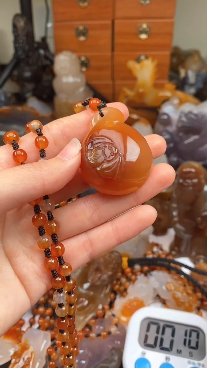 【闪购商品】玛瑙/玉髓颈饰未镶嵌AA