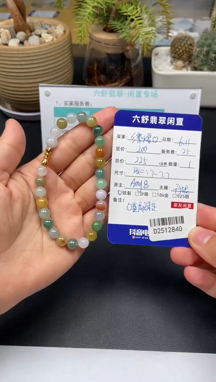 未镶嵌手串翡翠D2512840