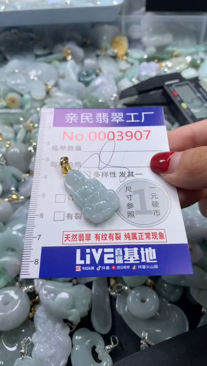 颈饰未镶嵌翡翠3907