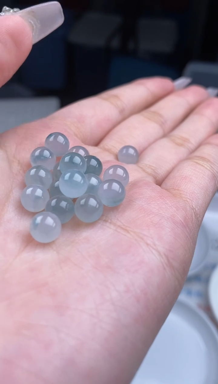 【闪购商品】翡翠颈饰未镶嵌贞城散珠批发DIY