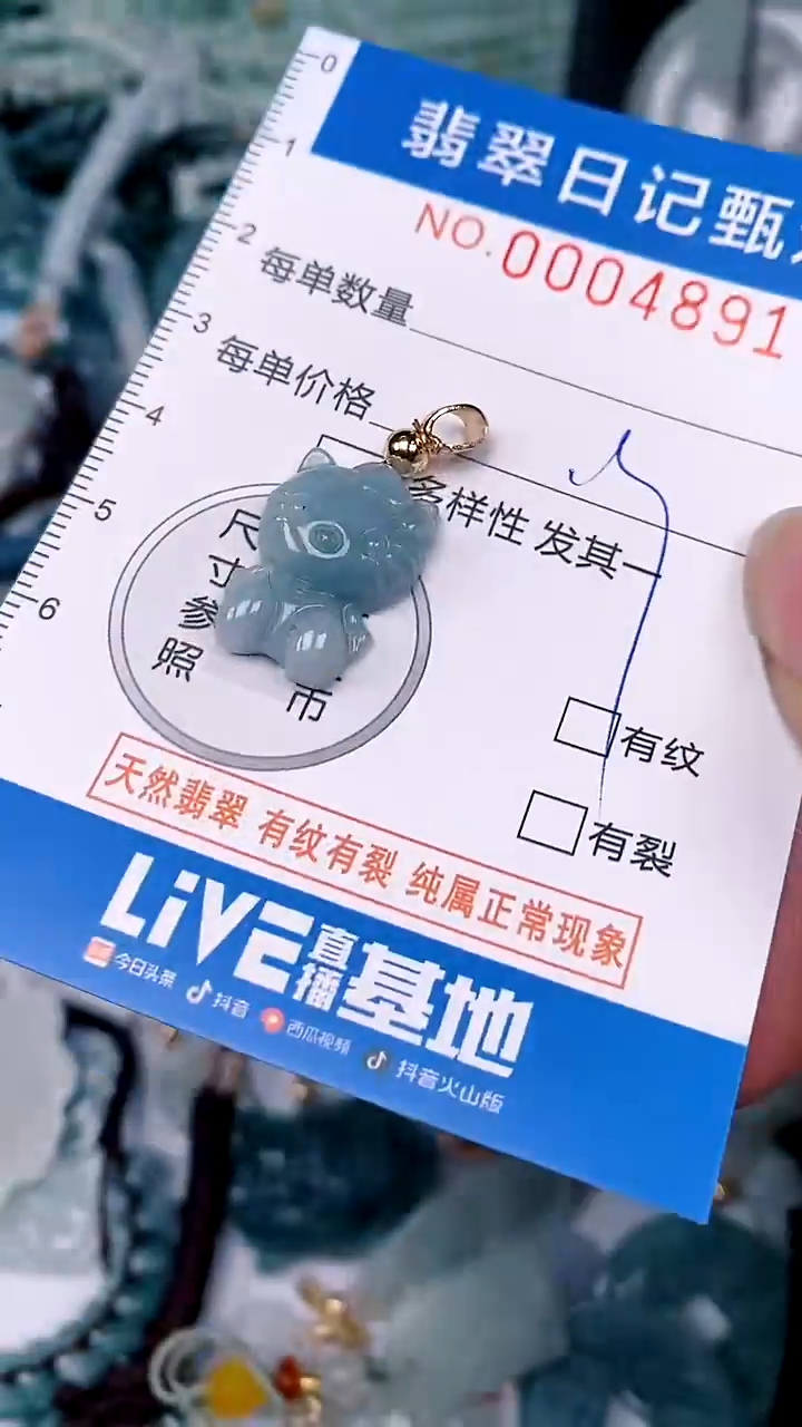 【闪购商品】翡翠颈饰未镶嵌00004891