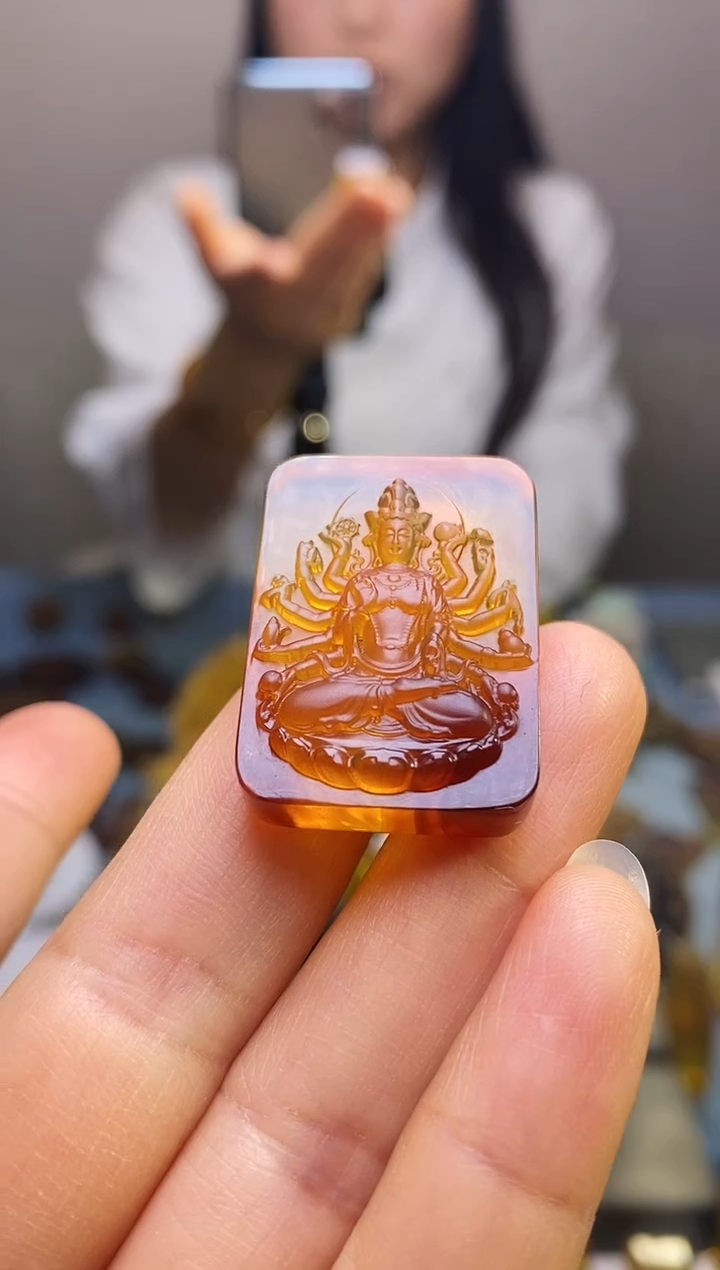 【闪购商品】琥珀颈饰未镶嵌SN3-52（千手观音）