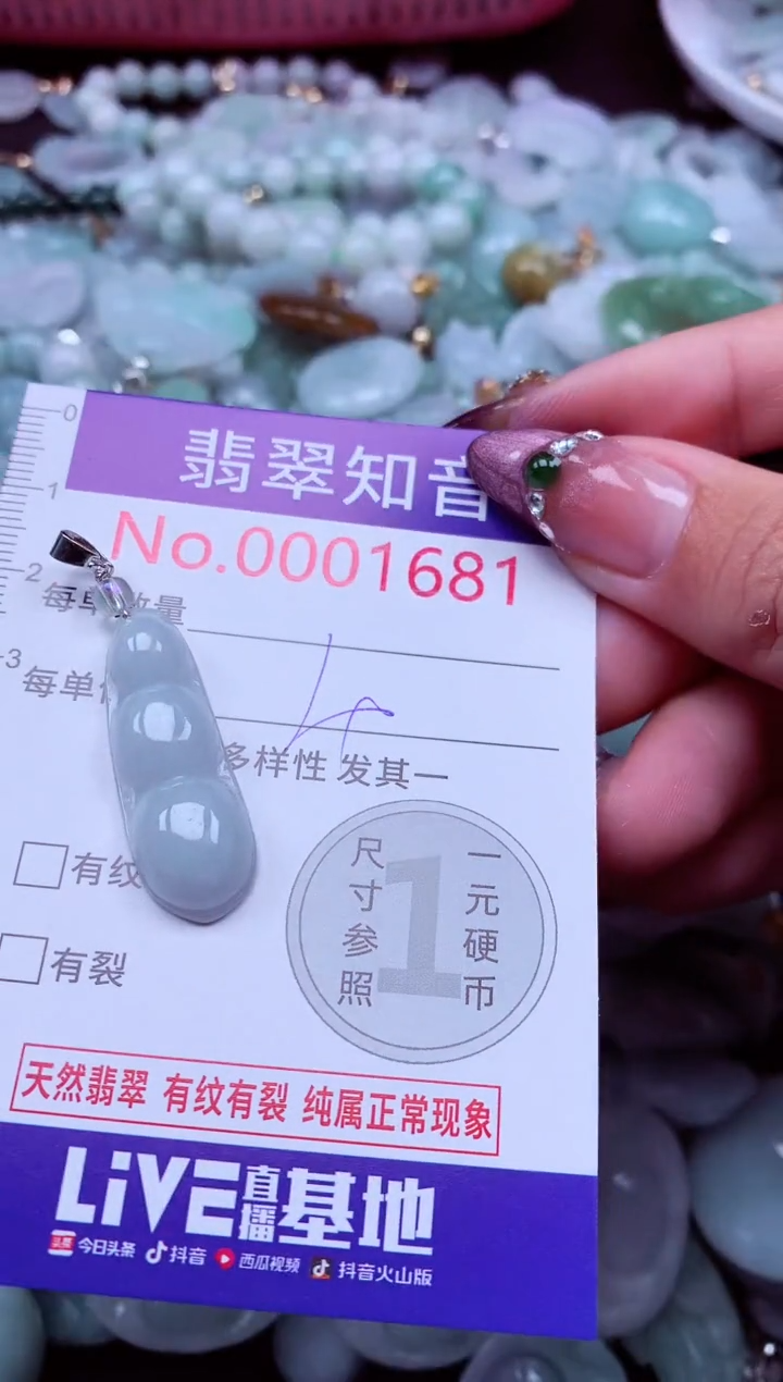 吊坠(不含链)未镶嵌翡翠1681