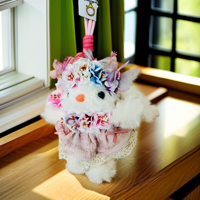 【香芋兔兔DIY】可爱兔兔毛绒玩具挂件包挂钥匙扣闺蜜礼物