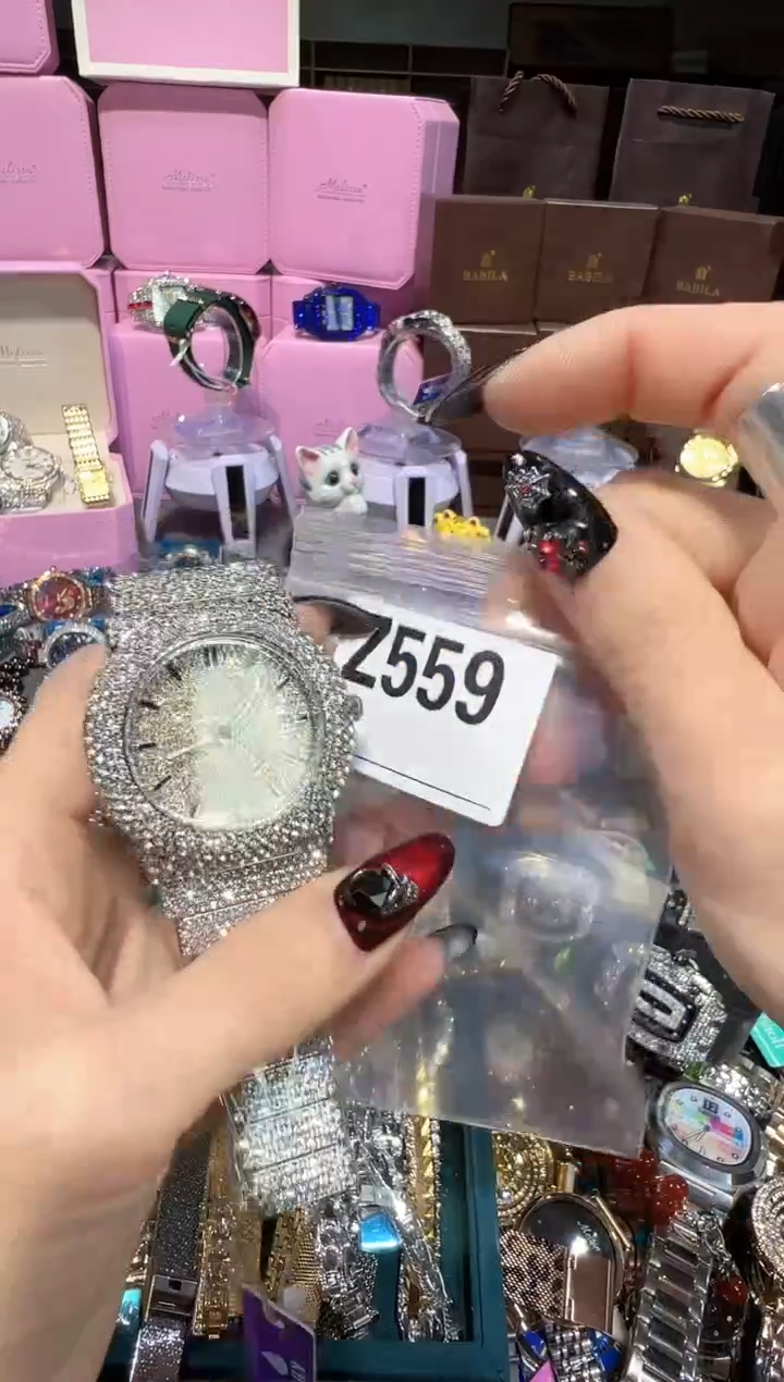 石英机芯不锈钢不锈钢直播定闪专用