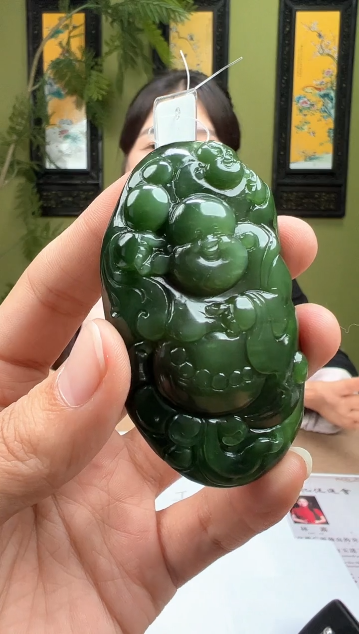 定制和田玉李****观多样性发货拍一发一