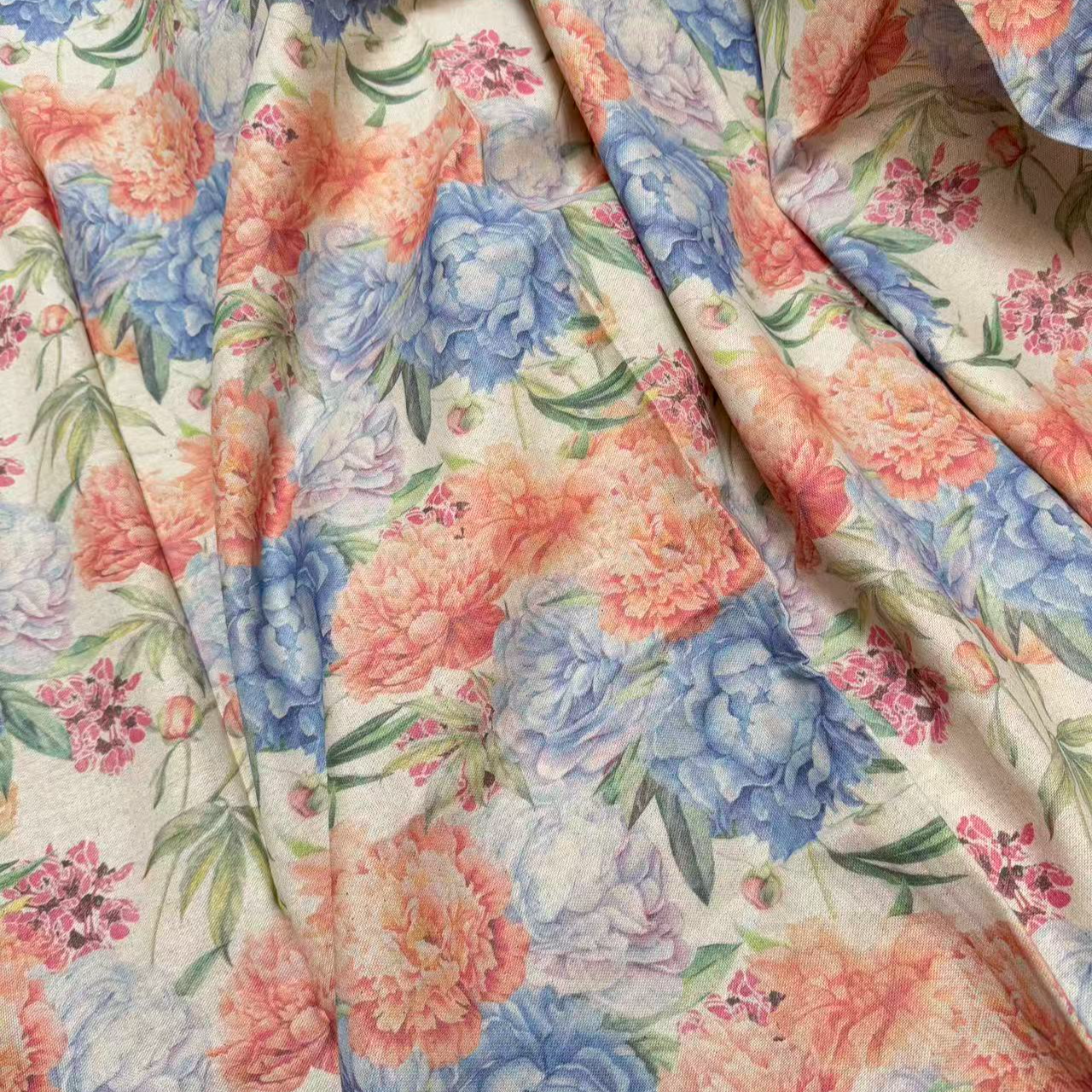 《凤仪牡丹大床单》定制款尾单汉麻雨露麻巨舒服大床单