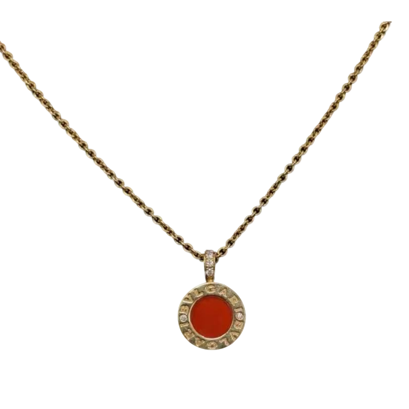 项链 贝壳项链 时尚红白双面项链