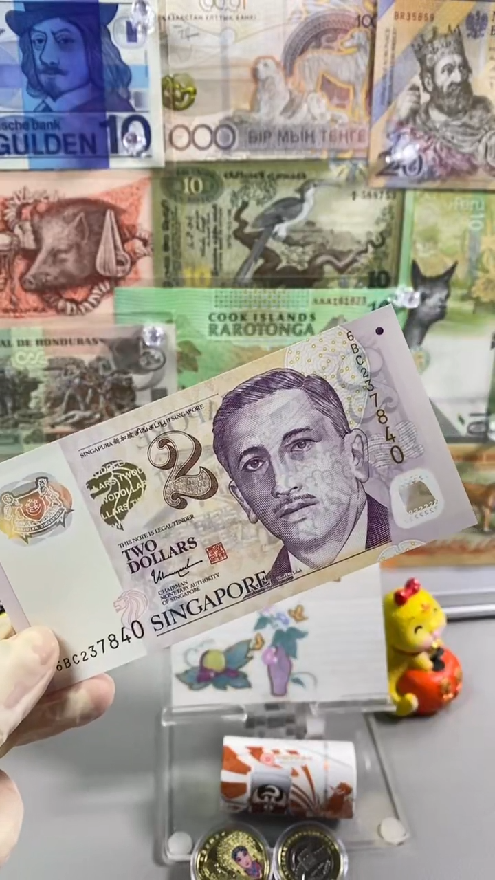 纸币新加坡 2 塑料钞