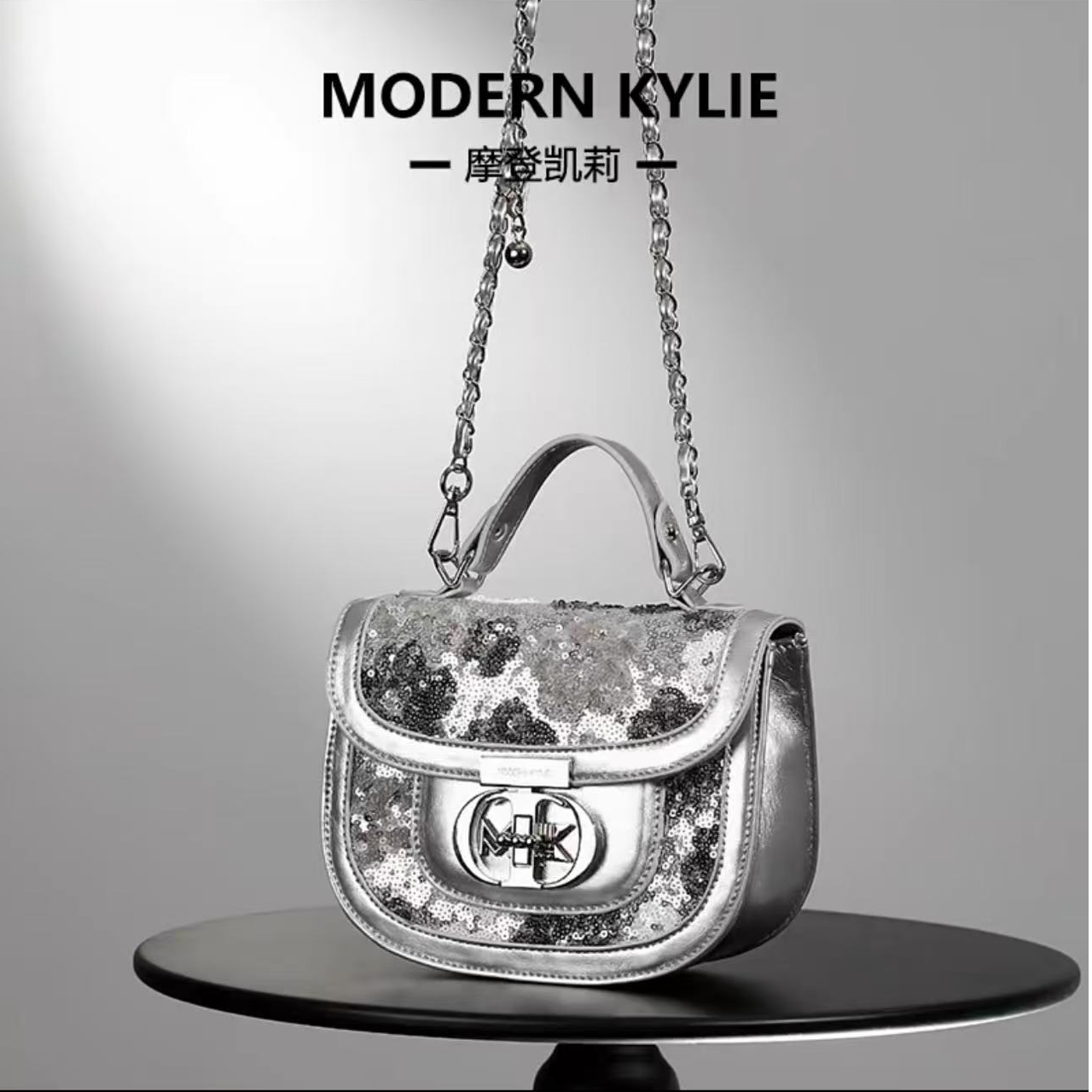 小众链条腋下包时尚单肩翻盖豆腐包H918