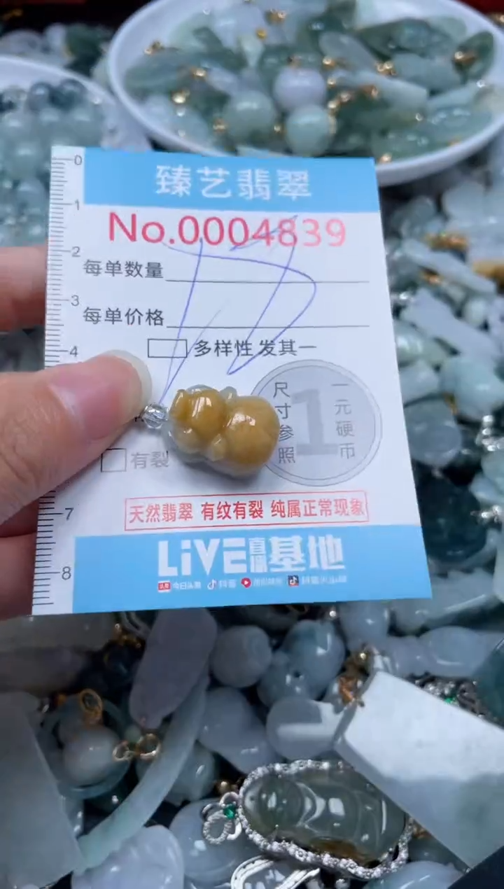 颈饰未镶嵌翡翠4839