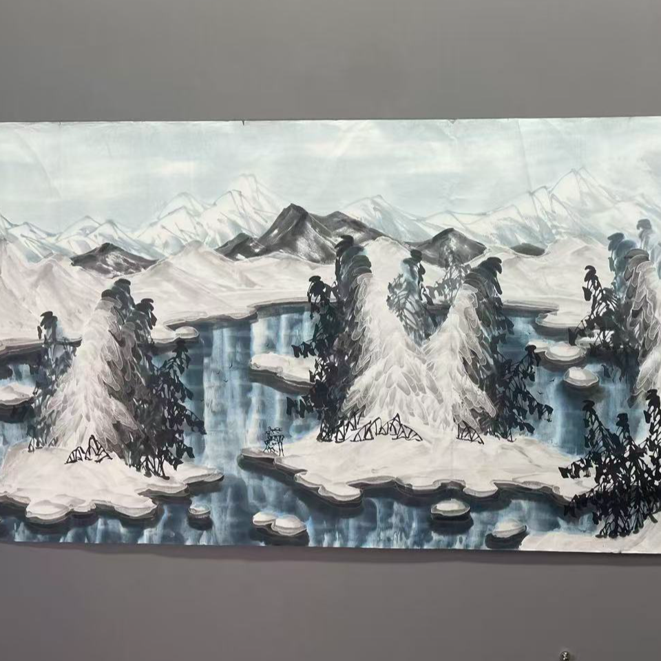 DY14215 山水 纸本 243*100