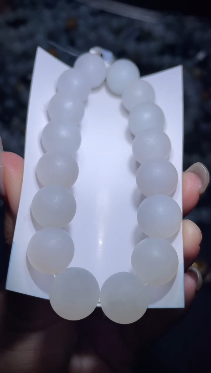 【闪购商品】定制翡翠未镶嵌天然缅甸A货翡翠手串12