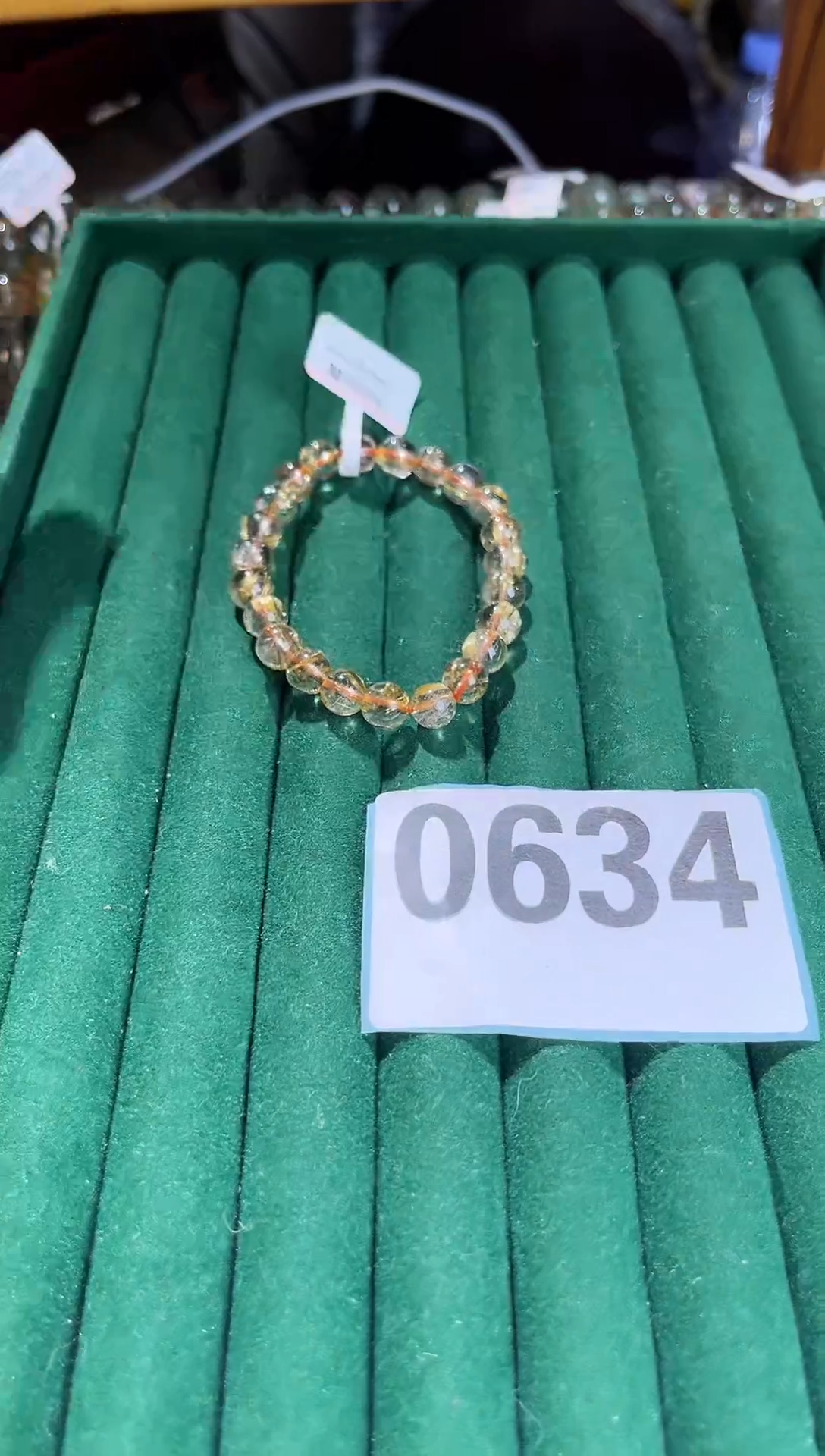 水晶手链未镶嵌7mm钛晶634