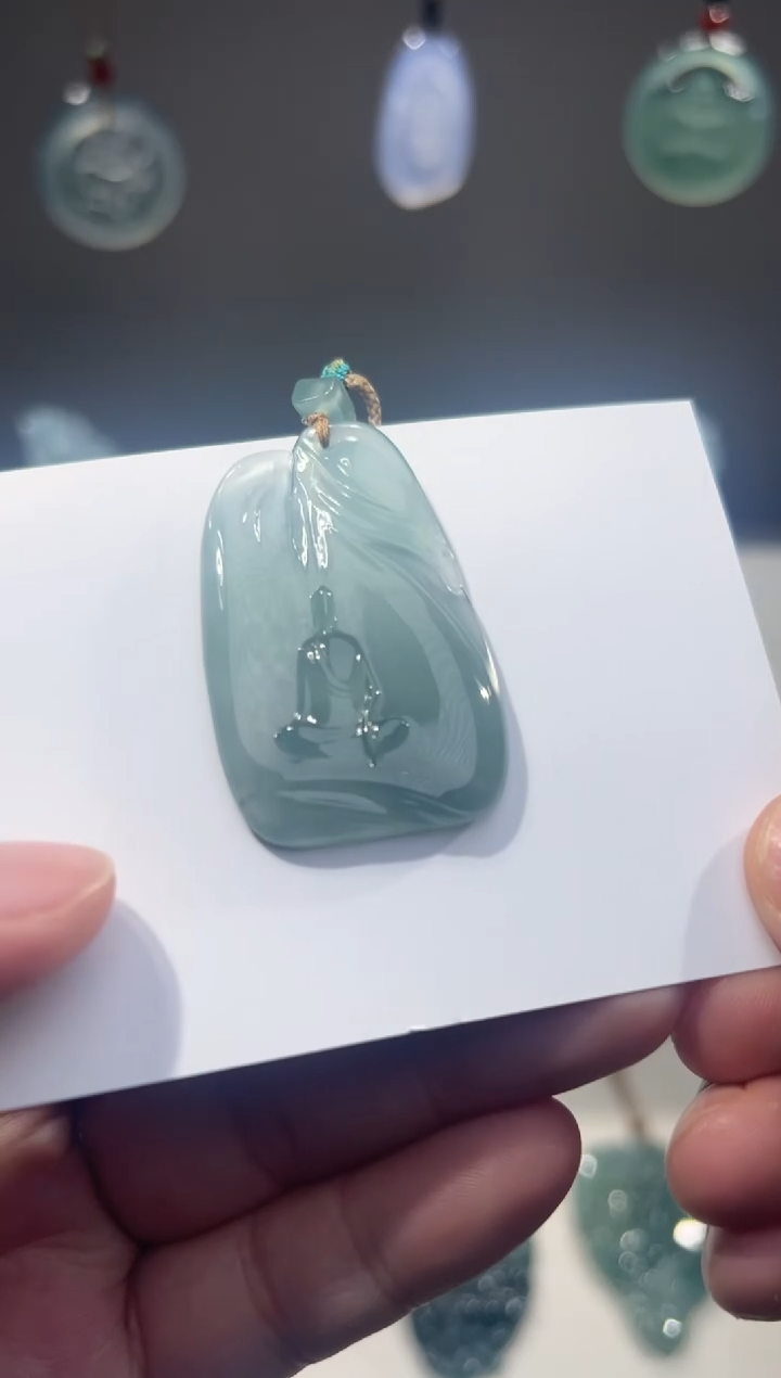 吊坠(不含链)未镶嵌翡翠悟道