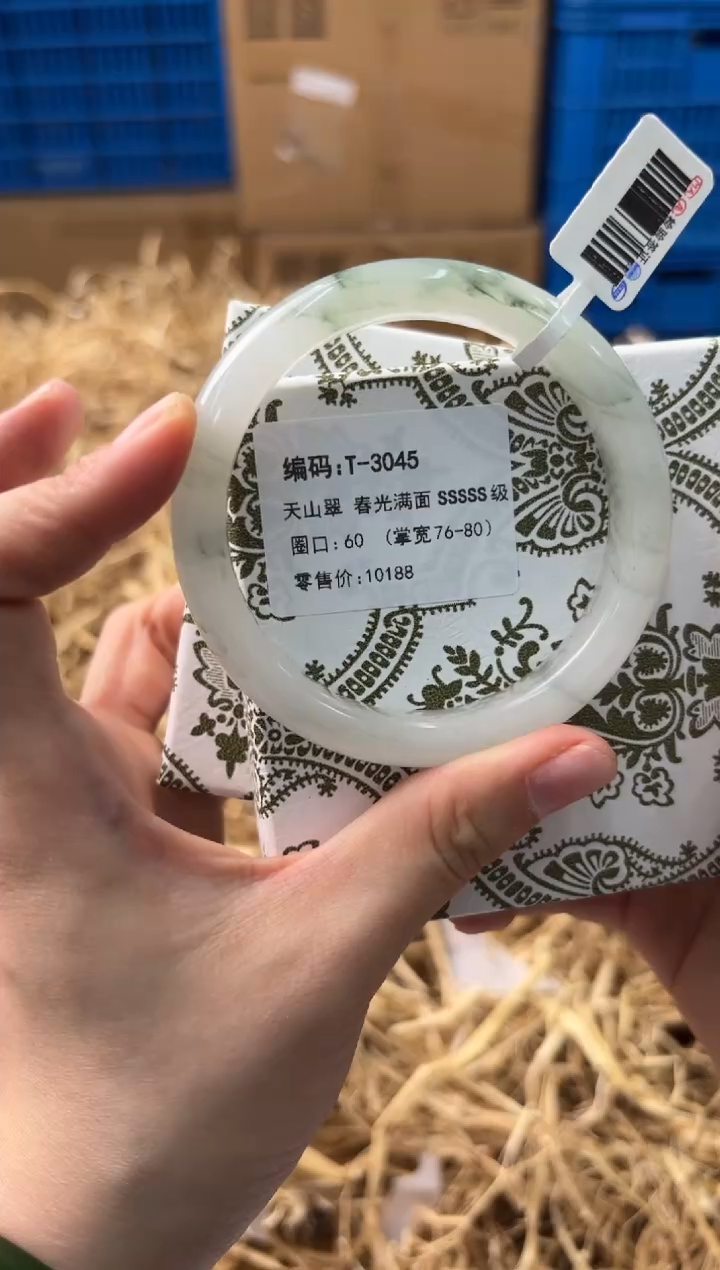 未镶嵌手镯石英质玉T3045