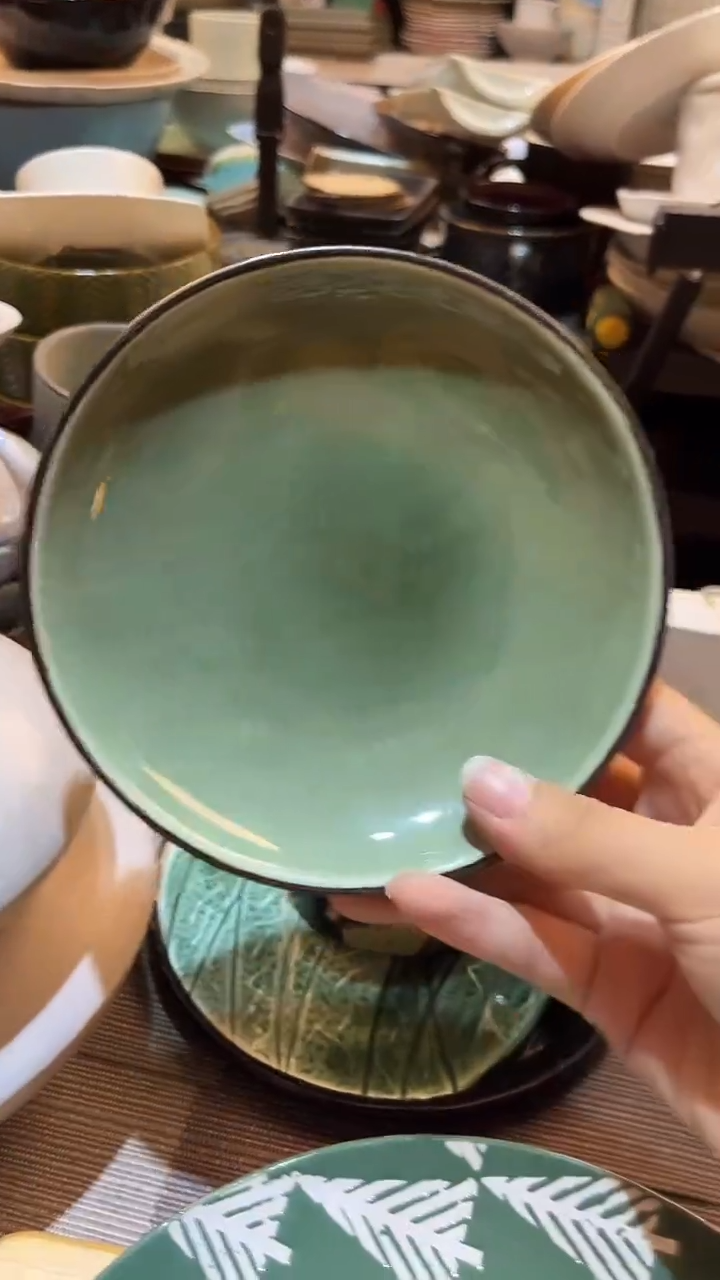 瓷片2个碟子 微瑕介意勿拍