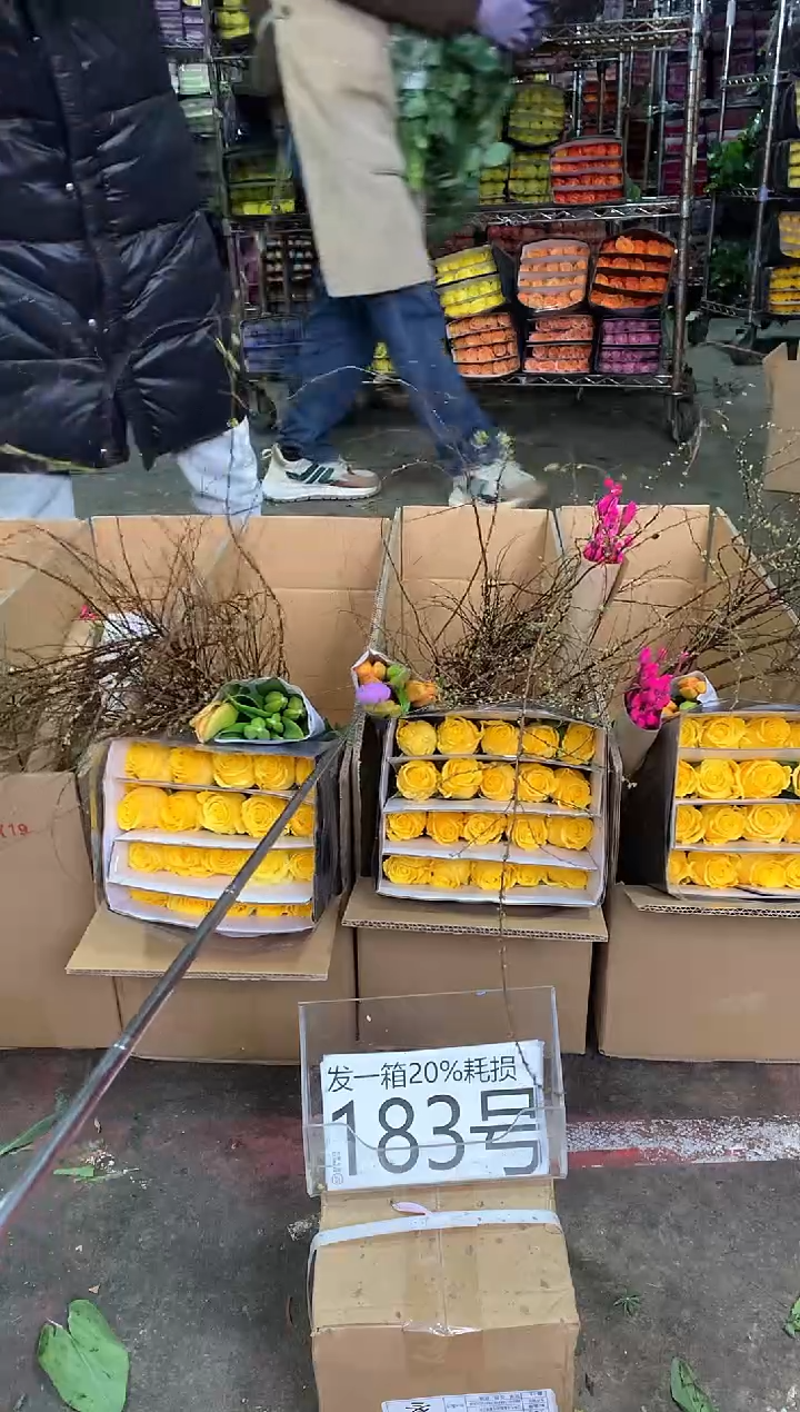183号♥中通含20%耗损发一箱鲜花