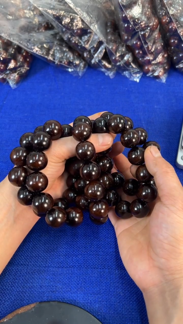 手串/手链黄花梨/降香黄檀2.0紫油梨水波纹手串