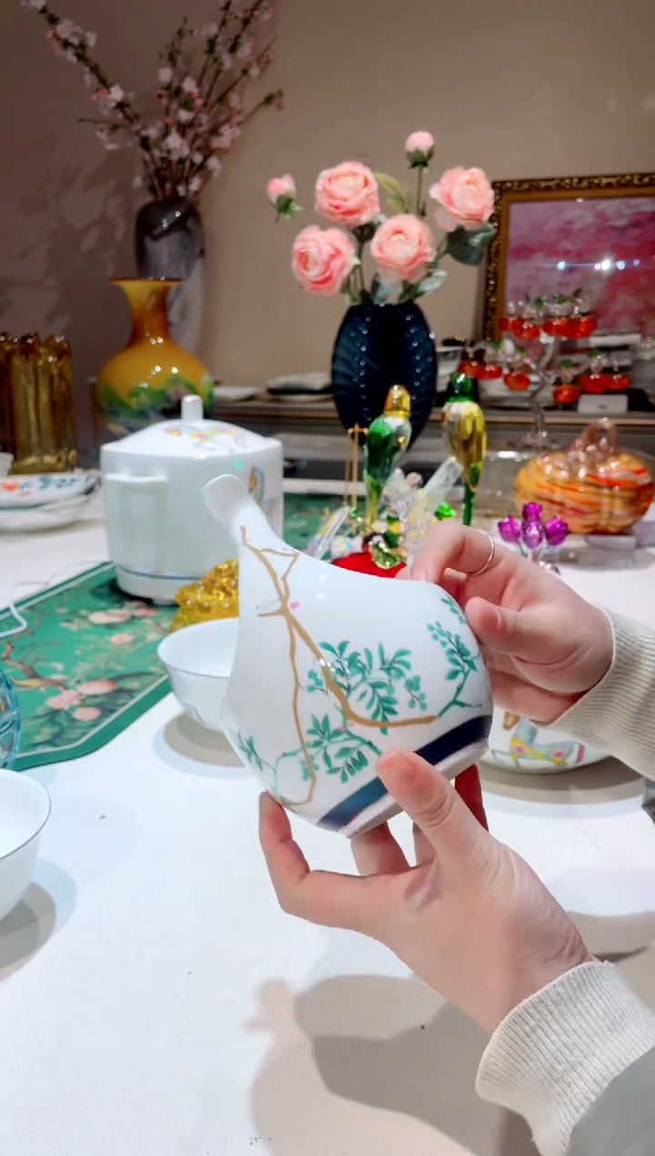 【闪购商品】琉璃手工艺品   梅洛  提篮1个