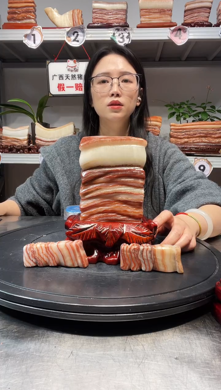 石材善*天然石材柳州猪肉石10-18-5