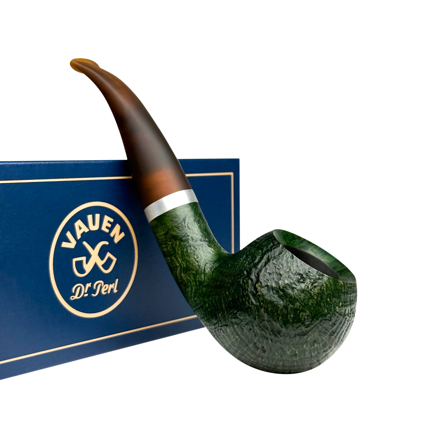 Vauen德国进口华云Ranger游侠系列4337型喷砂面弯式石楠木烟斗
