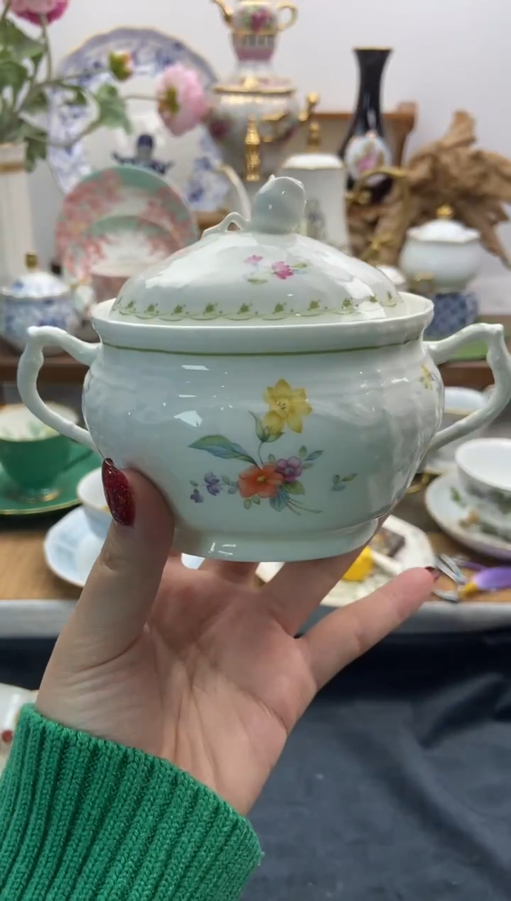 瓷片全新鸣海糖罐谨慎参拍，防伪帖撕毁无售后