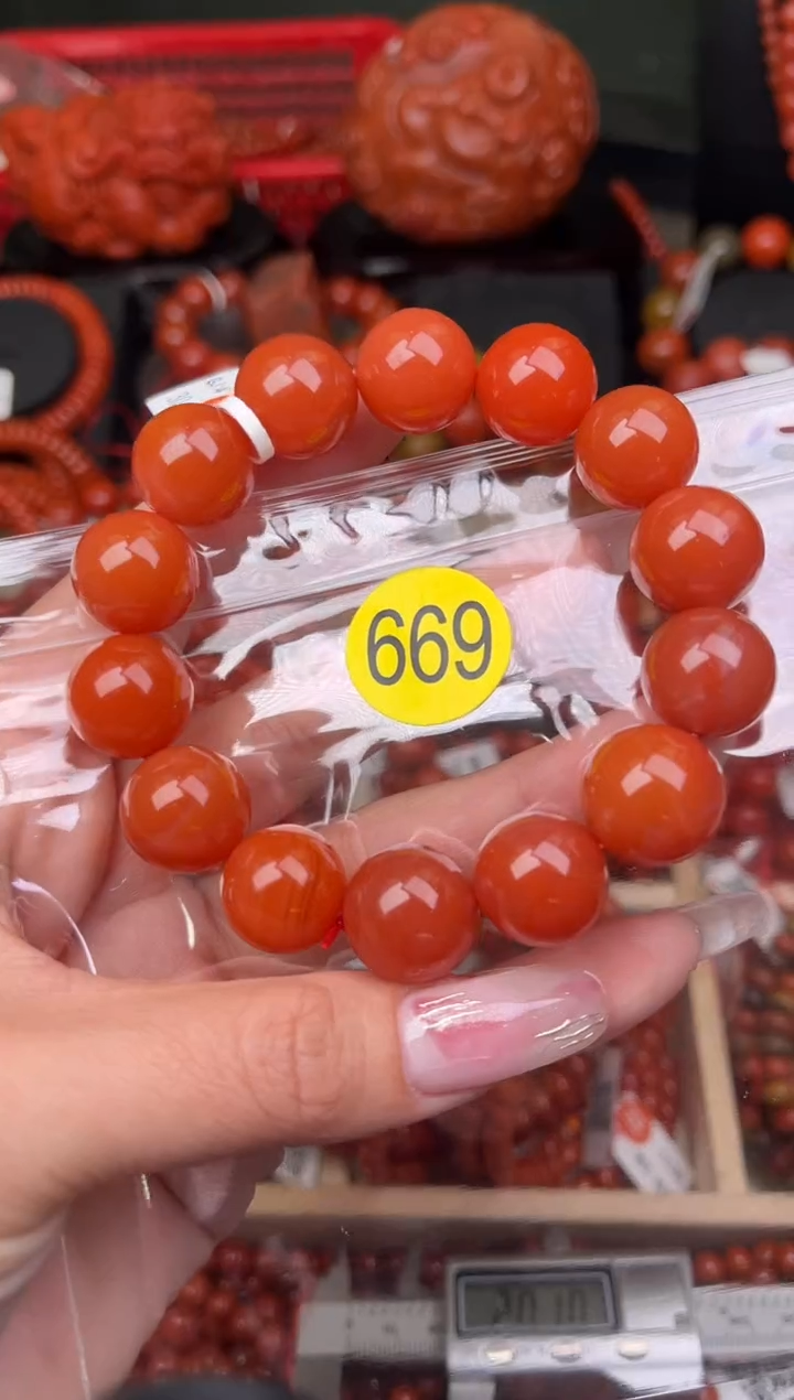 【闪购商品】南红玛瑙珠宝奇石未镶嵌669-15+