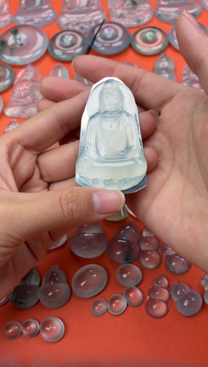 吊坠(不含链)未镶嵌翡翠18 素衣 65.6 38.7 4.8