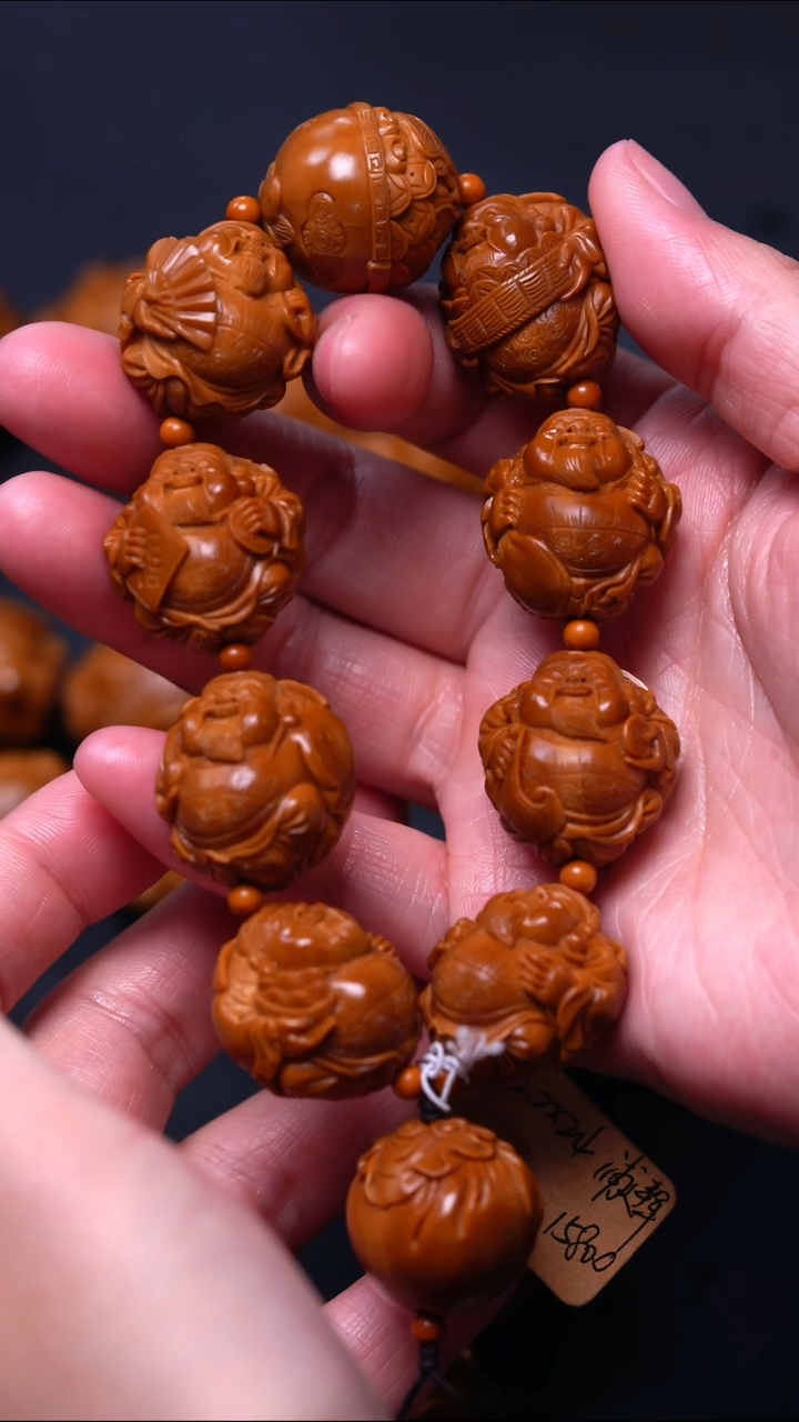 【闪购商品】橄榄核手串/手链八宝财神