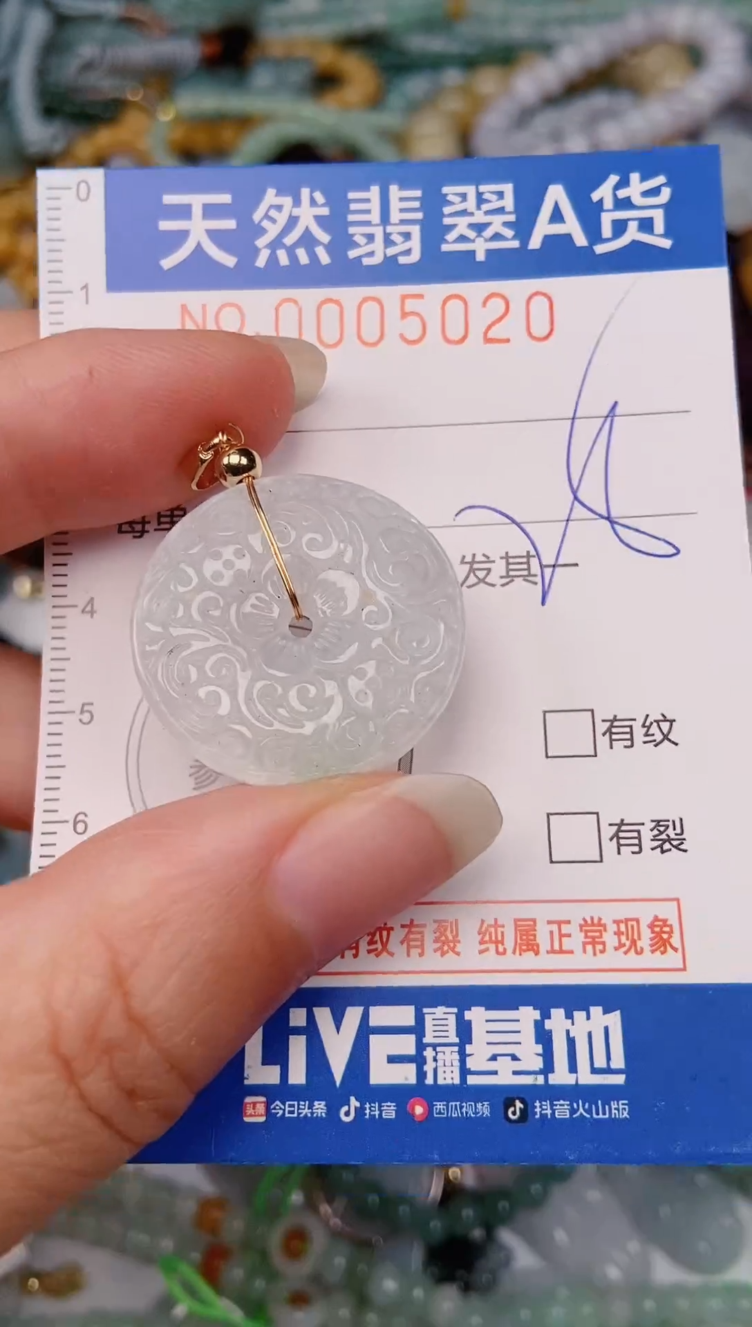 颈饰未镶嵌翡翠00005020