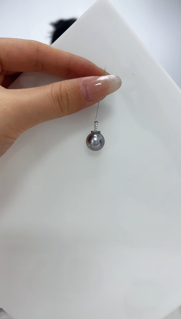 【闪购商品】海水珍珠DA18K金镶嵌h189 大溪地吊坠