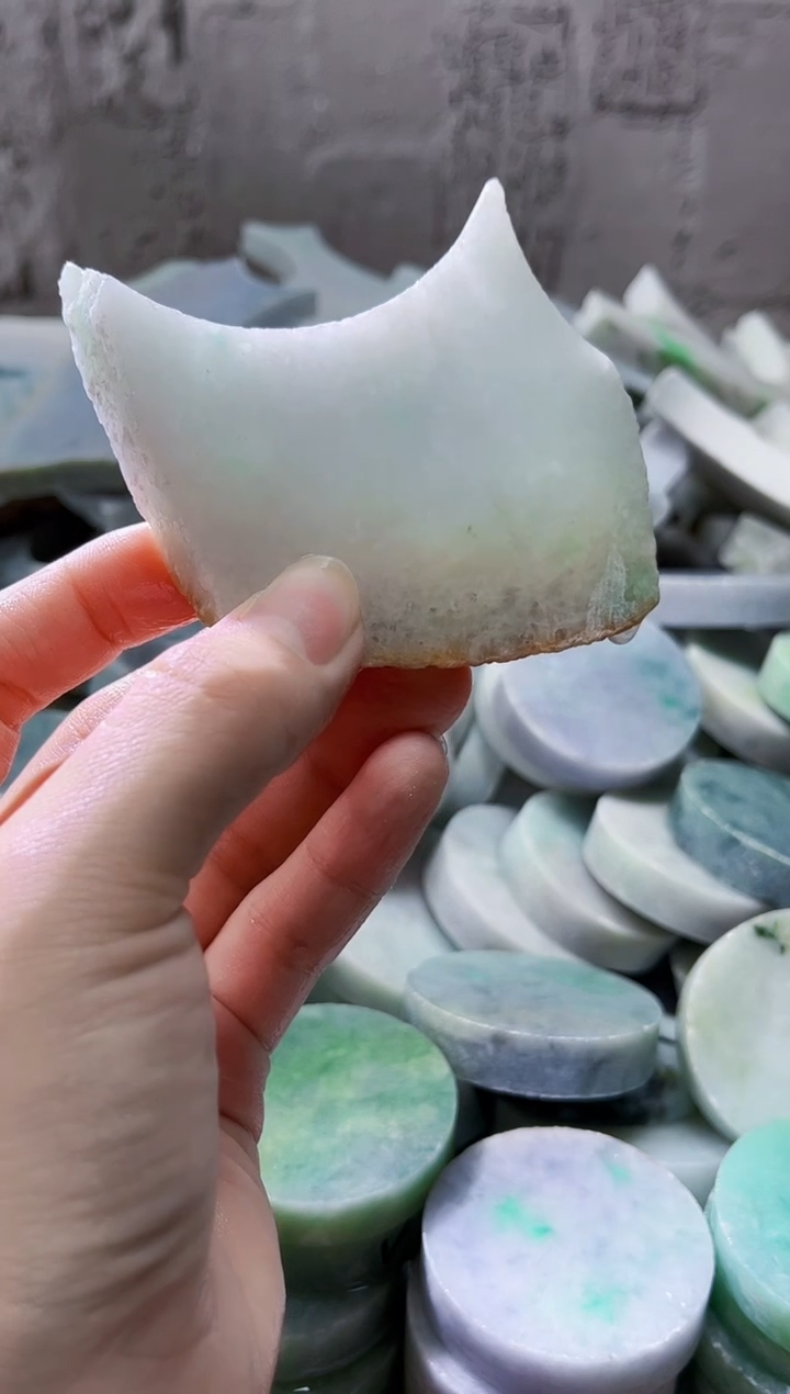 裸石翡翠天然翡翠A货玉 南 930