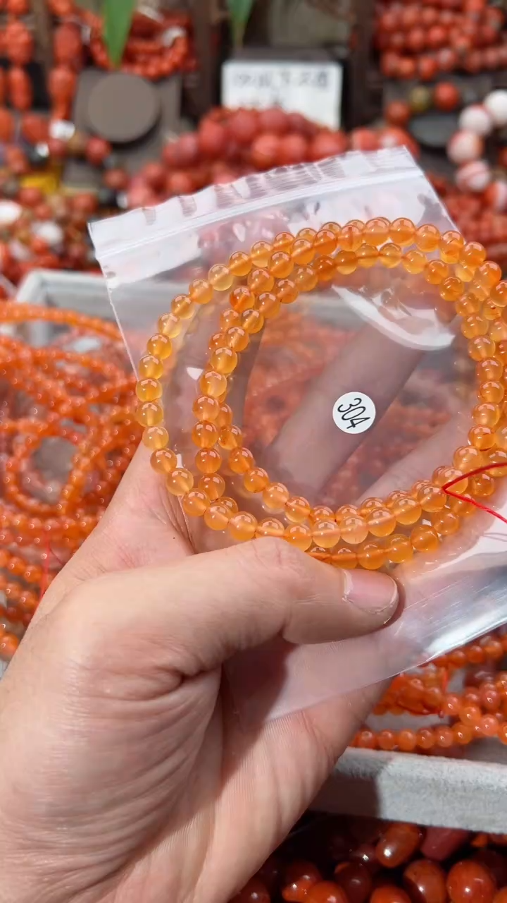 【闪购商品】南红玛瑙手串未镶嵌6