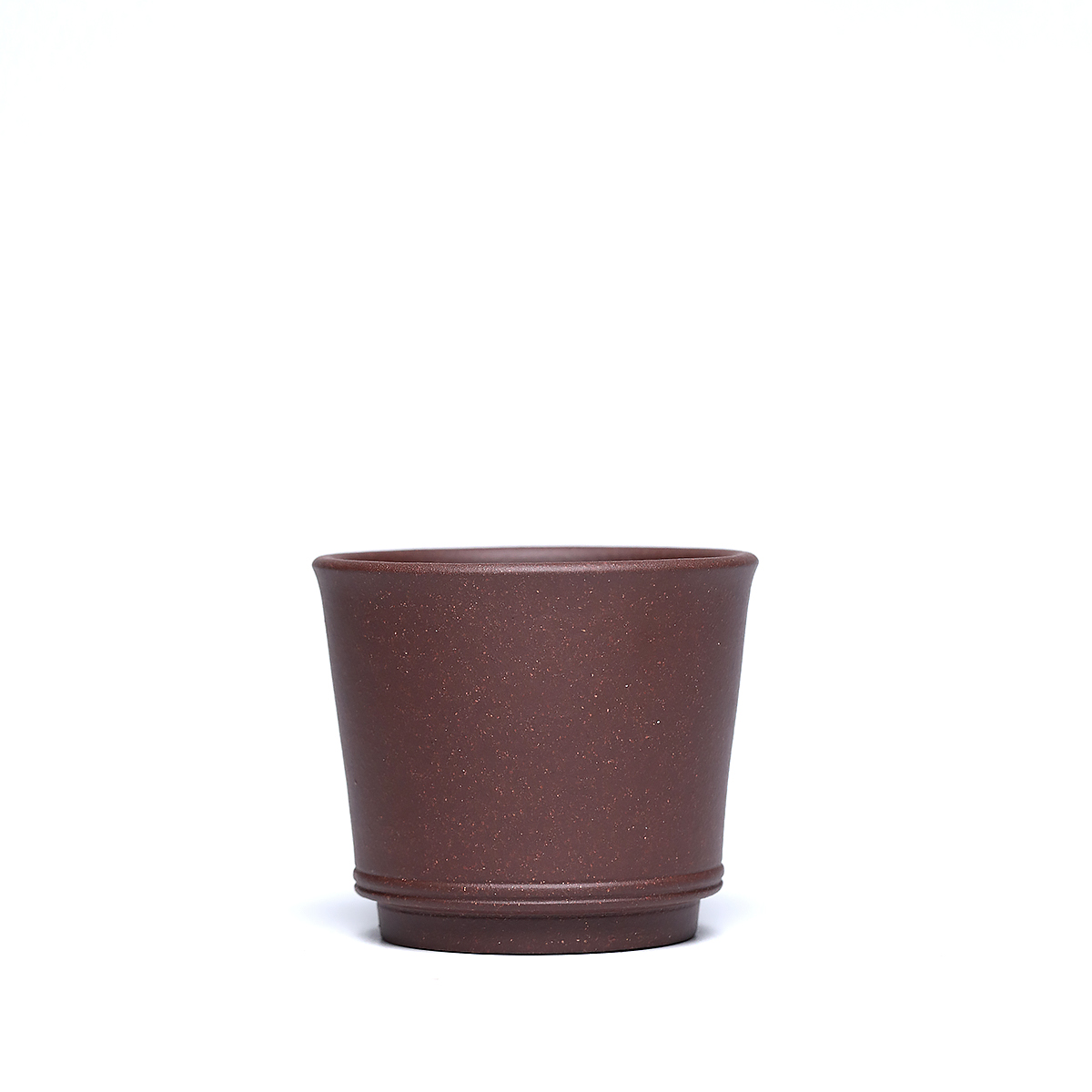 【三时紫砂】零添加平台底槽青将军主人杯160cc茶具品茗杯紫砂杯