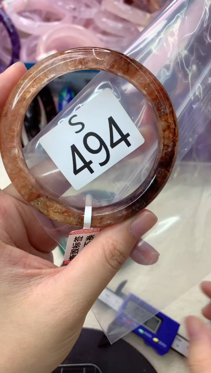 未镶嵌手镯水晶S494-60