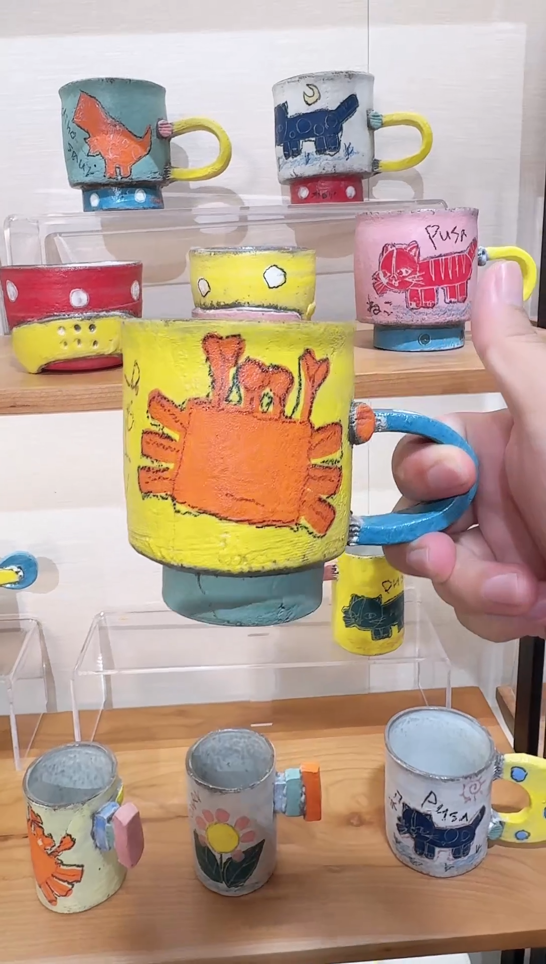 陶日本作家器手作器物岩元马克杯
